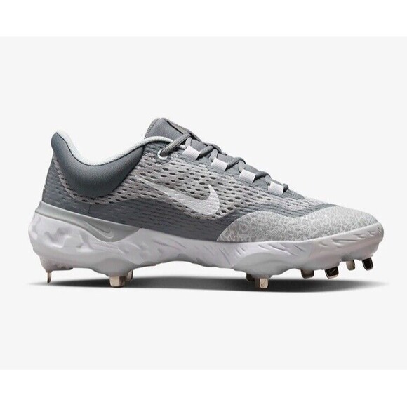 Nike Cleats Men 7.5 Grey Varsity Alpha Huarache Elite 4 Metal Baseball Shoes main image 7
